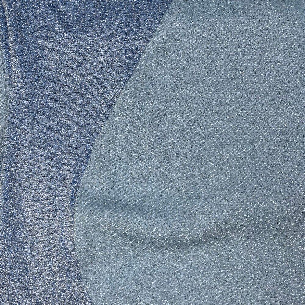 Naked Wardrobe Blue Shimmer Glow For It Swirl Bodycon Maxi Dress Size M - Picture 7 of 14